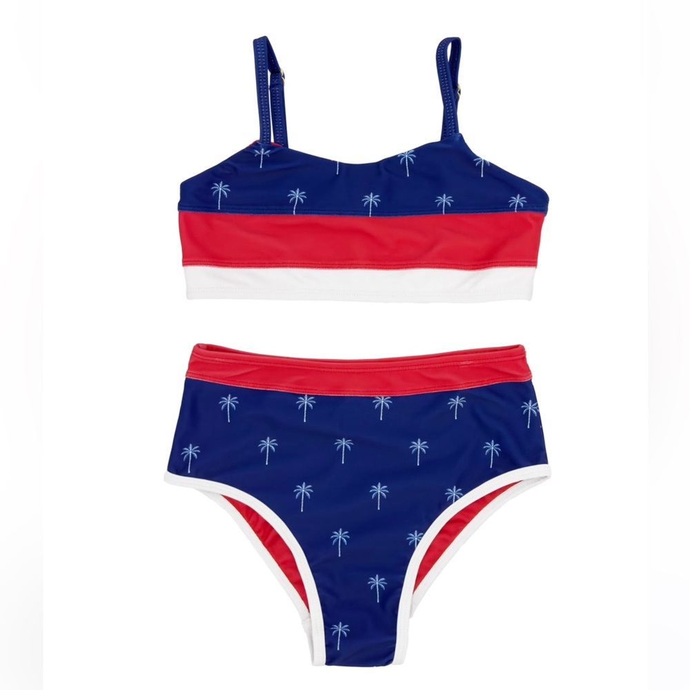 Feather 4 Arrow Block Party Bikini NEW Size 14 Girls